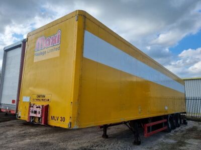 2000 General Trailers Triaxle Insulated Dry Freight Box Van 