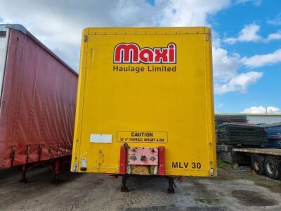 2000 General Trailers Triaxle Insulated Dry Freight Box Van  - 2