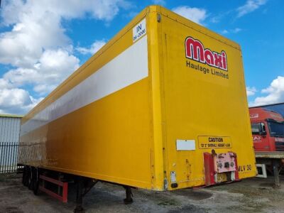 2000 General Trailers Triaxle Insulated Dry Freight Box Van  - 3