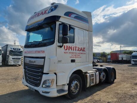 2015 DAF XF510 6x2 Midlift Superspace Tractor Unit