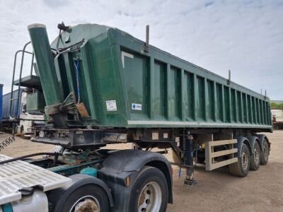 2014 Weightlifter Triaxle Alloy Body Aggregate Tipping Trailer