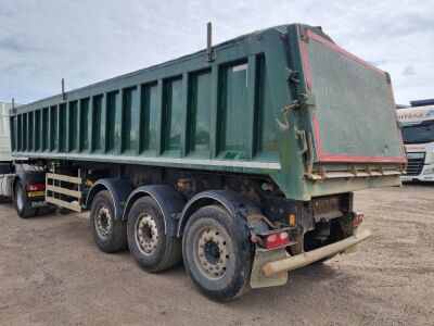 2014 Weightlifter Triaxle Alloy Body Aggregate Tipping Trailer - 4