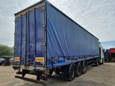 1997 Lawrence David Triaxle Curtainside Trailer - 5