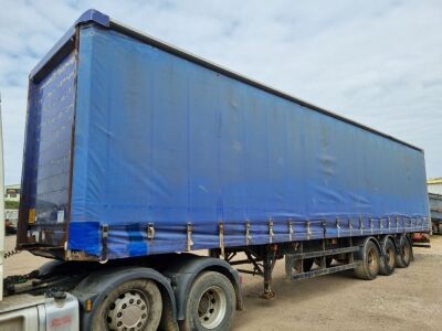 1997 Lawrence David Triaxle Curtainside Trailer - 2