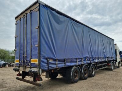 1997 Lawrence David Triaxle Curtainside Trailer - 5