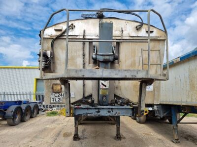 2006 Kelburg Triaxle Alloy Body Aggregate Tipping Trailer - 2