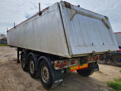 2006 Kelburg Triaxle Alloy Body Aggregate Tipping Trailer - 4