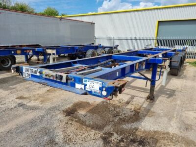 2011 SDC Sliding Triaxle Skeletal Trailer