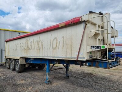 2012 Weightlifter Alloy Body Triaxle Tipping Trailer - 3