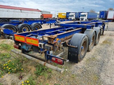 2011 SDC Sliding Triaxle Skeletal Trailer - 6