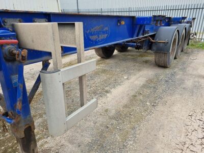 2011 SDC Sliding Triaxle Skeletal Trailer - 9