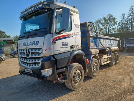 2014 Mercedes Arocs 3243 Euro 6 8x4 Tipper