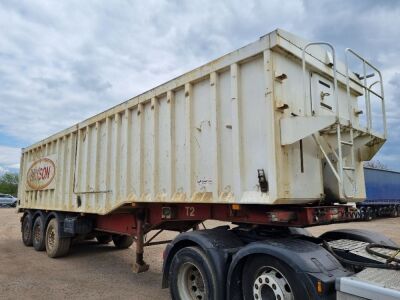 2004 United Triaxle Alloy Body Tipping Trailer