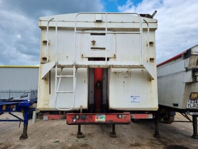2004 United Triaxle Alloy Body Tipping Trailer - 2