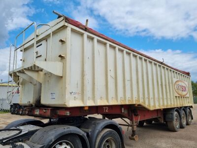 2004 United Triaxle Alloy Body Tipping Trailer - 3