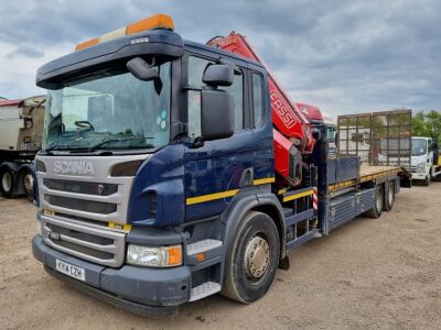 2014 Scania P320 6x2 Crane Beavertail