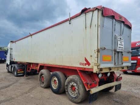 2008 Stas 68 yrd Triaxle Alloy Body Tipping Trailer