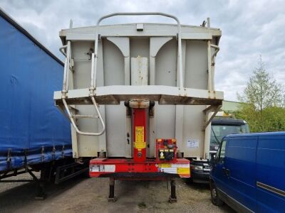 2008 Stas 68 yrd Triaxle Alloy Body Tipping Trailer - 2