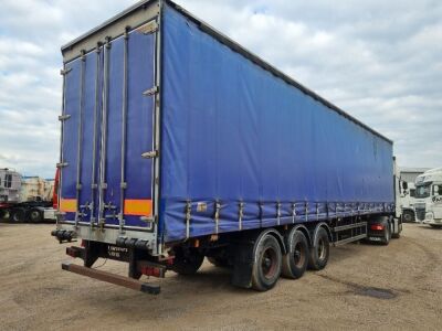 1997 Lawrence David Triaxle Curtainside Trailer - 3