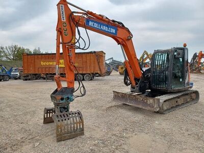 2016 Hitachi ZX85USB-5A Excavator - 2