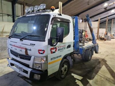 2016 Mitsubishi Fuso 3C15 4x2 Telescopic Skip Loader