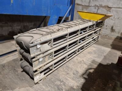 3x Conveyor Sections, 3100mm Long 390mm Belt