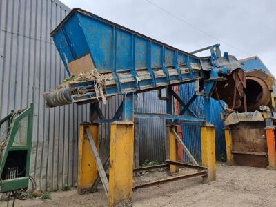 Trommel Feed Conveyor Hopper