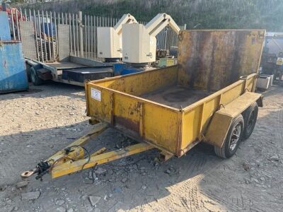 Tandem Axle Drawbar Plant Tipping Trailer