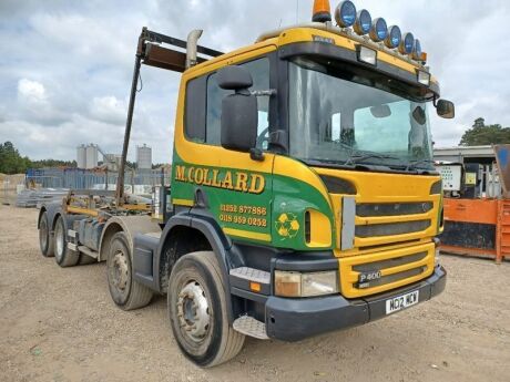 2012 Scania P400 8x4 Hook Loader