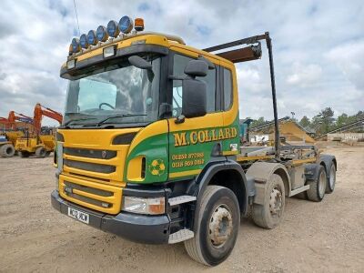 2012 Scania P400 8x4 Hook Loader - 2