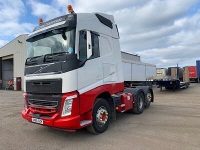 2016 Volvo FH 500 Globetrotter 6x2 Rear Lift Tractor Unit - 2