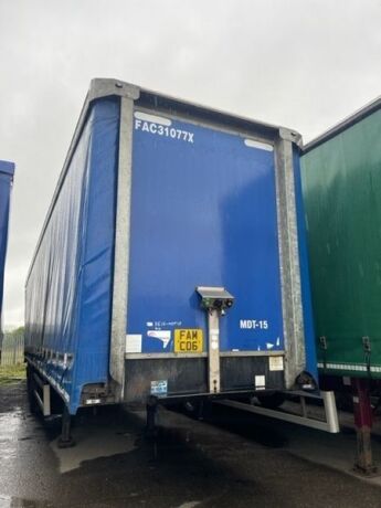 2012 Montracon Triaxle Curtainside Trailer