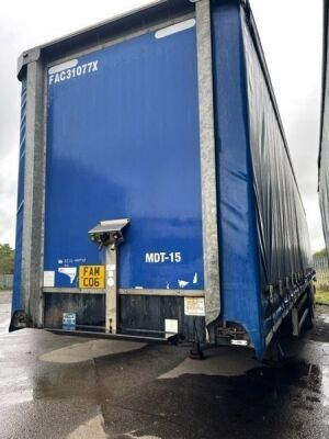 2012 Montracon Triaxle Curtainside Trailer - 2