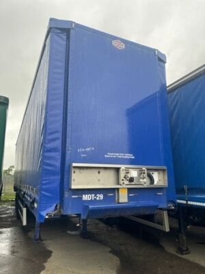 2011 Cartwright Triaxle Curtainside Trailer - 2