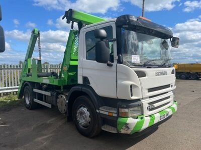 2008 Scania P230 4x2 18 ton Skip Loader - 2