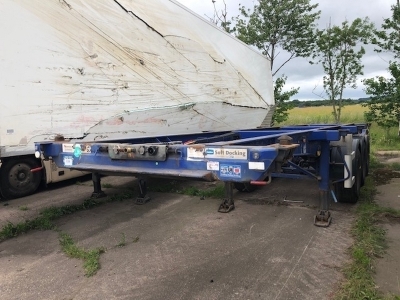 2015 SDC Triaxle Sliding Skeletal Trailer