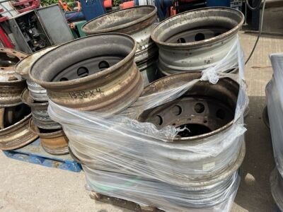 Approx 32 Steel Wheel Rims  - 3