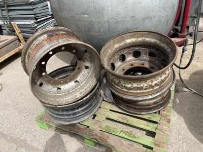 Approx 32 Steel Wheel Rims  - 5