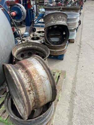 Approx 32 Steel Wheel Rims  - 6