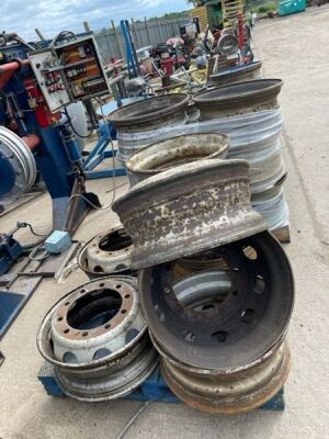 Approx 32 Steel Wheel Rims  - 7