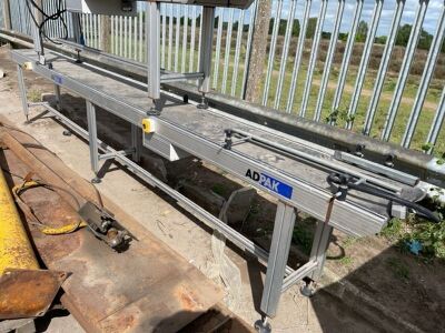 2 x Ad Pack Electric Conveyors  - 4