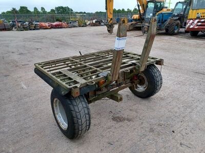 Ex Military Single Axle Drawbar Hydraulic Platform Trailer - 3