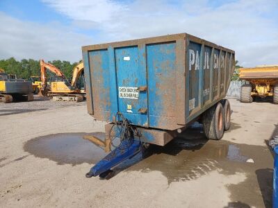 Ken Wootton Tandem Axle Drawbar Tipping Trailer