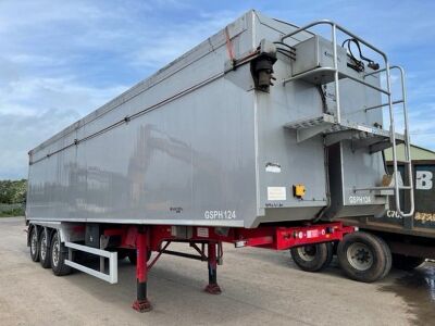 2014 Fruehauf Triaxle Alloy Tipping Trailer