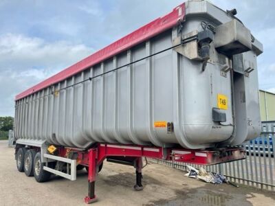 2013 Montracon Triaxle Bulk Alloy Body Tipping Trailer