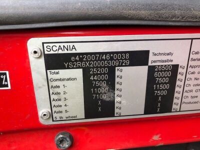 2012 Scania R440 6x2 Tag Axle Tractor Unit - 7