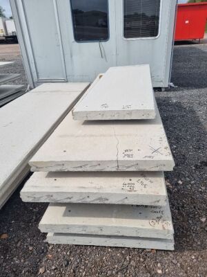 6 x Concrete Reinforced Panels - 12