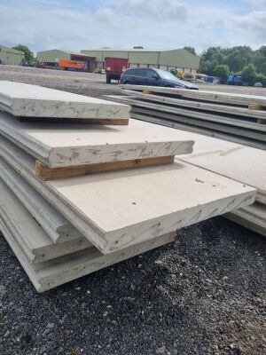 6 x Concrete Reinforced Panels - 16