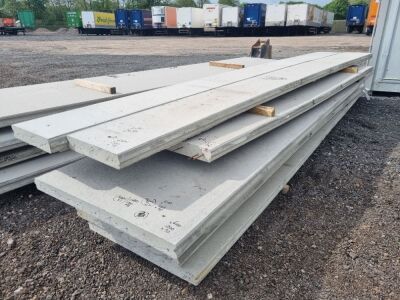 7 x Concrete Reinforced Panels - 8