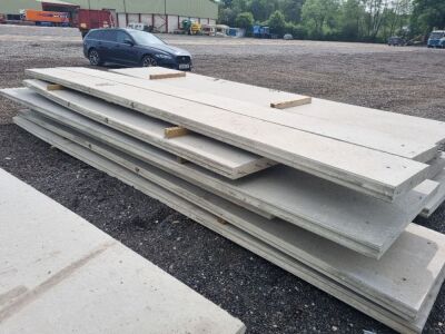 7 x Concrete Reinforced Panels - 14